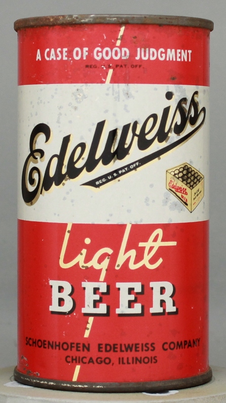 Edelweiss Light Beer Flat Top Can
