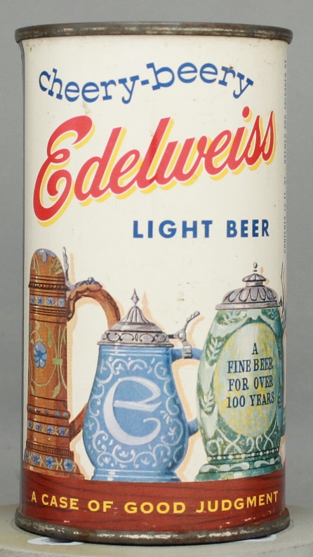 Edelweiss Light Beer Flat Top Can