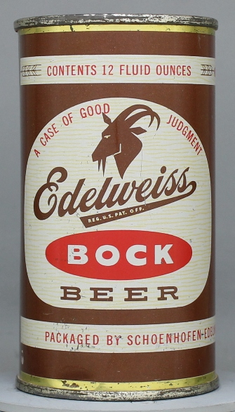Edelweiss Bock Flat Top Can