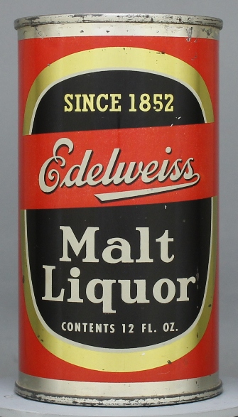Edelweiss Malt Liquor Flat Top Can