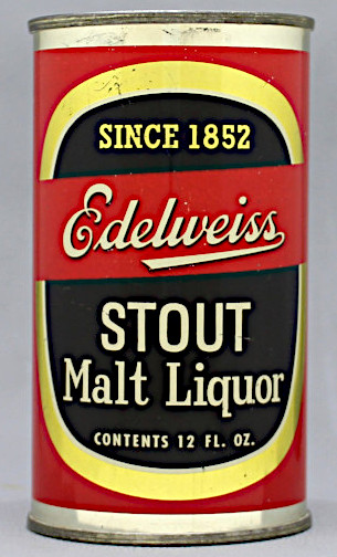 Edelweiss Stout Malt Liquor Malt Liquor Flat Top Can