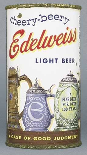 Edelweiss Light Beer Flat Top Can