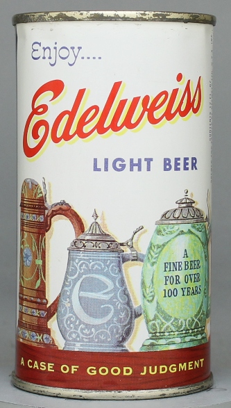 Edelweiss Light Beer Flat Top Can