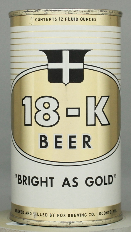 Eighteen K Beer Flat Top Can