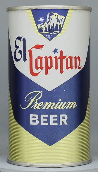 El Capitan Premium Beer Flat Top Can
