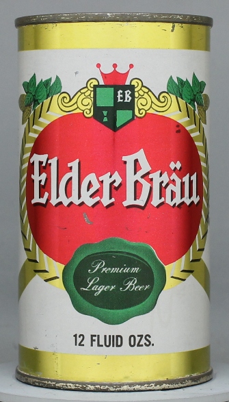 Elder Brau Premium Lager Beer Flat Top Can