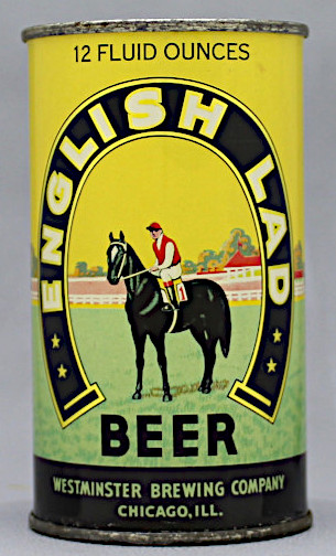 English Lad Beer Flat Top Can
