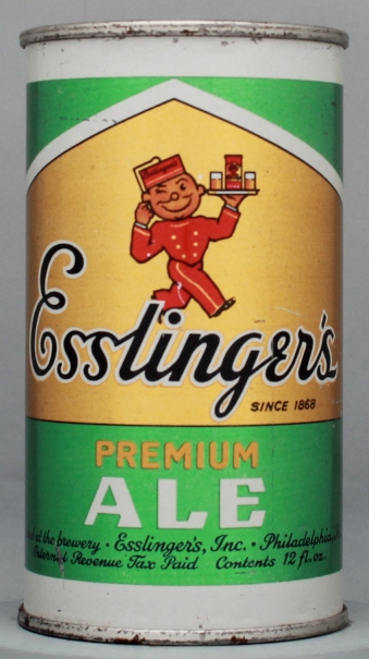 Esslinger's Premium Ale Flat Top Can