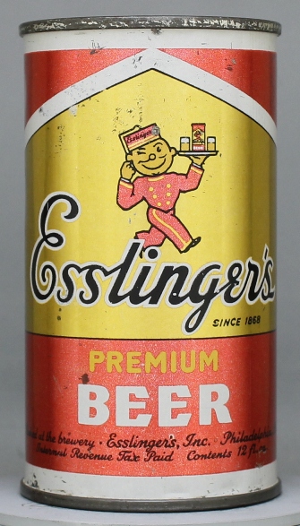 Esslinger's Premium Beer Flat Top Can