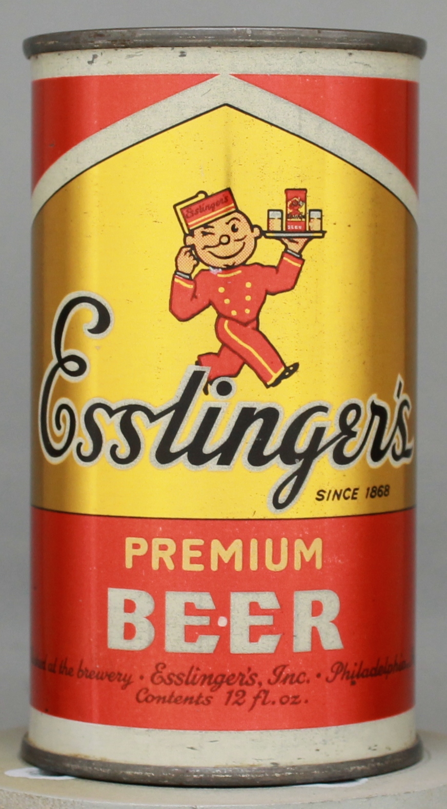 Esslinger's Premium Beer Flat Top Can