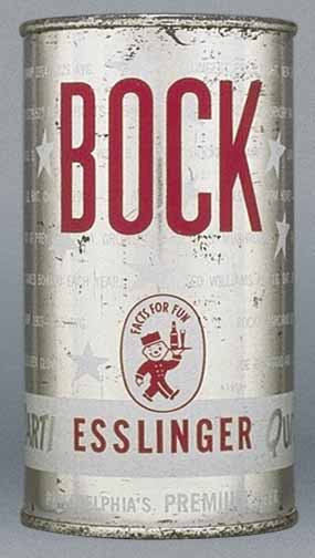 Esslinger's Bock Flat Top Can