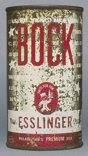 Esslinger's Bock Flat Top Can