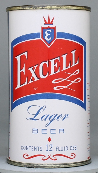 Excell Lager Beer Flat Top Can