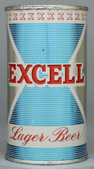 Excell Lager Beer Flat Top Can