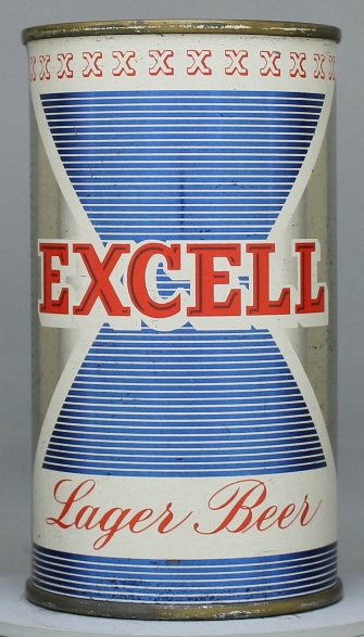 Excell Lager Beer Flat Top Can