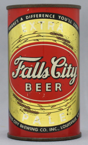 Falls City Extra Pale Beer Flat Top Can