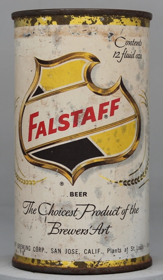 Falstaff Beer Flat Top Can