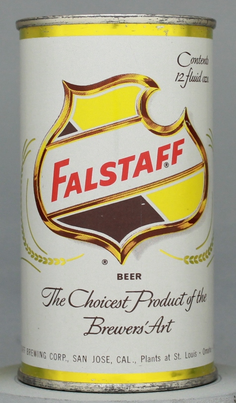 Falstaff Beer Flat Top Can