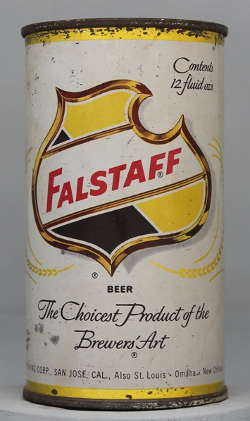 Falstaff Beer Flat Top Can