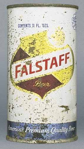 Falstaff Beer Flat Top Can