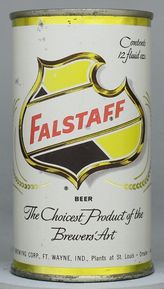 Falstaff Beer Flat Top Can