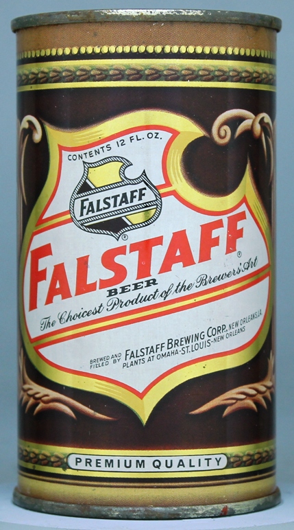 Falstaff Beer Flat Top Can