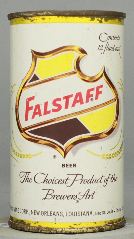 Falstaff Beer Flat Top Can