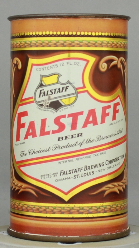 Falstaff Beer Flat Top Can
