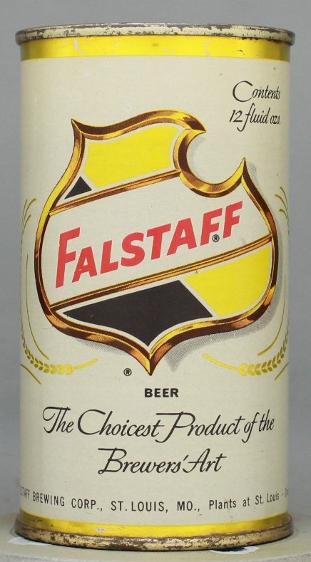 Falstaff Beer Flat Top Can
