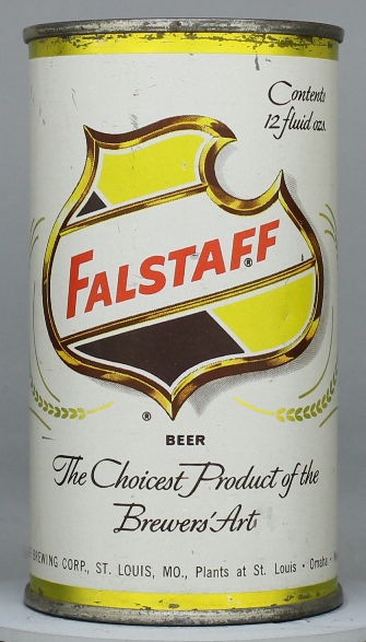 Falstaff Beer Flat Top Can