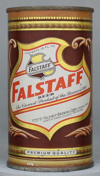 Falstaff Beer Flat Top Can