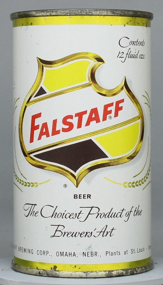 Falstaff Beer Flat Top Can