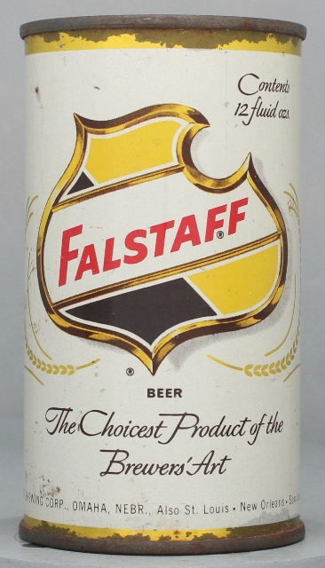 Falstaff Beer Flat Top Can
