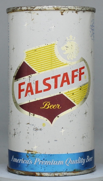Falstaff Beer Flat Top Can