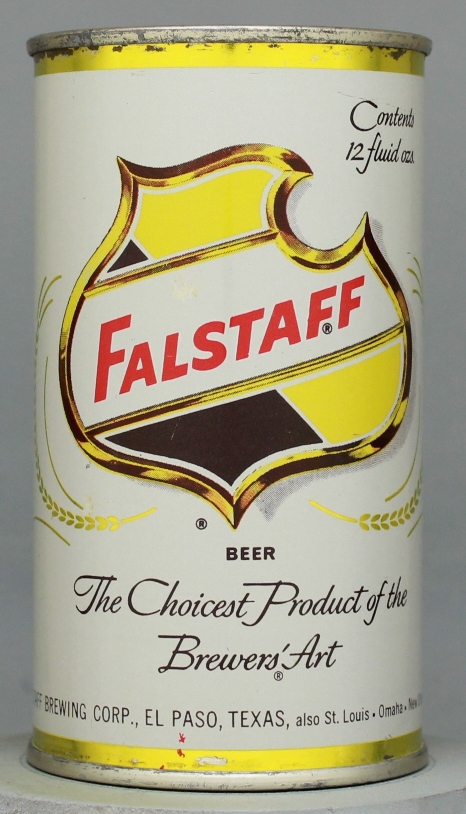 Falstaff Beer Flat Top Can