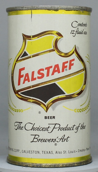 Falstaff Beer Flat Top Can