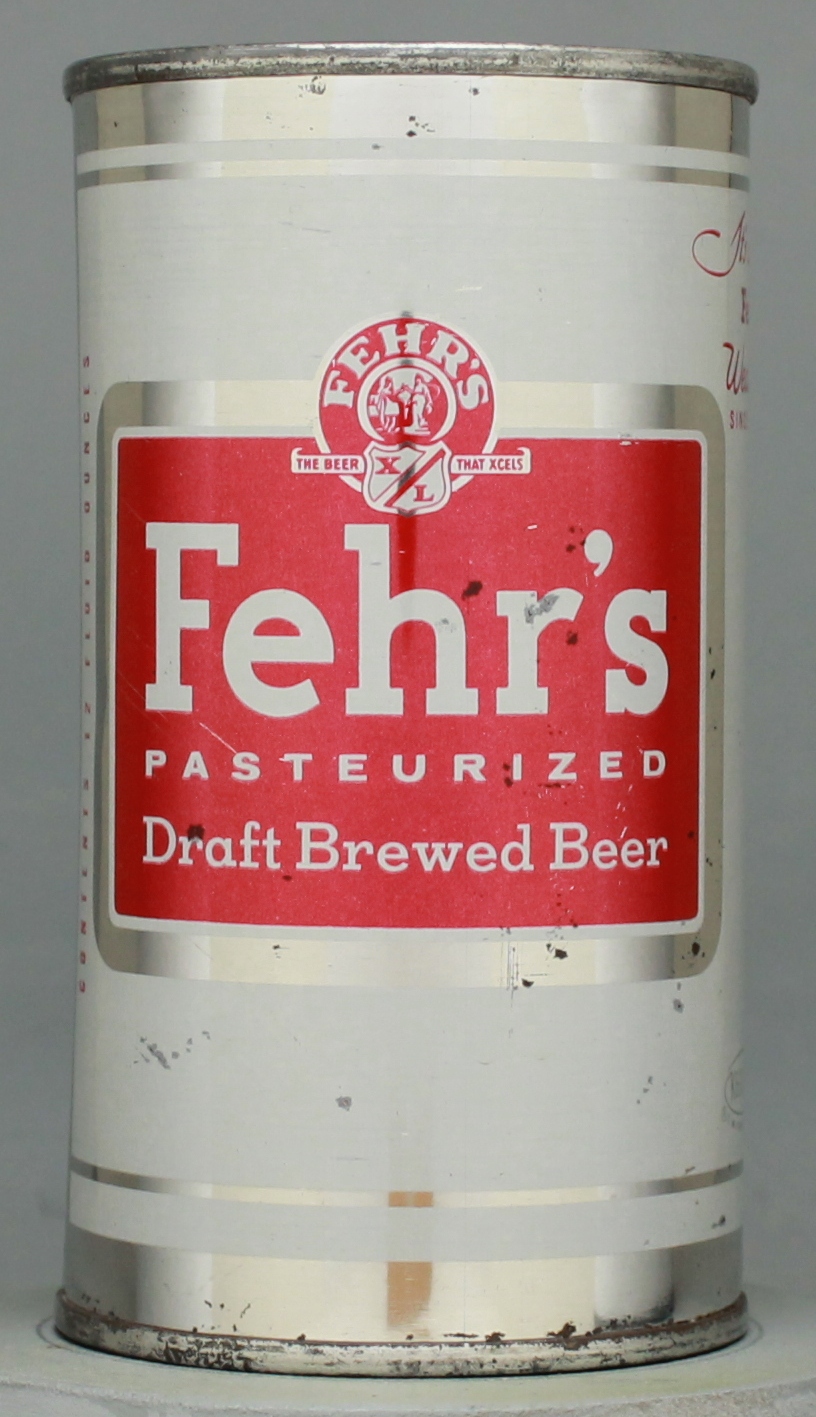 Fehr's Pasteurized Draft Brewed Draft Flat Top Can