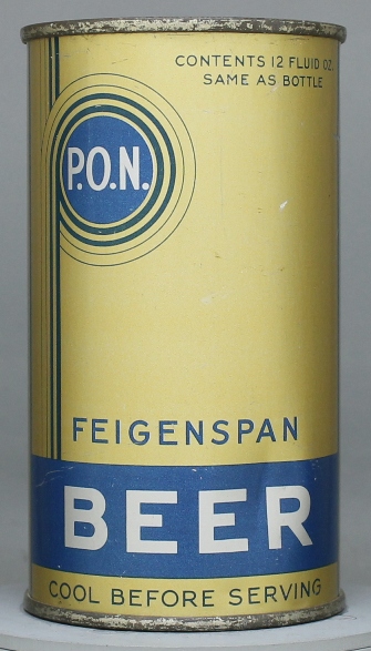Feiganspan P.o.n. Beer Flat Top Can
