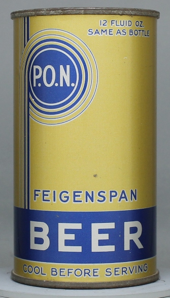 Feiganspan P.o.n. Beer Flat Top Can
