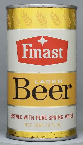 Finast Lager Beer Flat Top Can