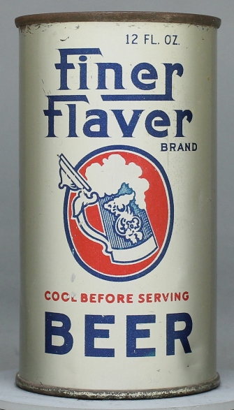 Finer Flaver Brand Beer Flat Top Can