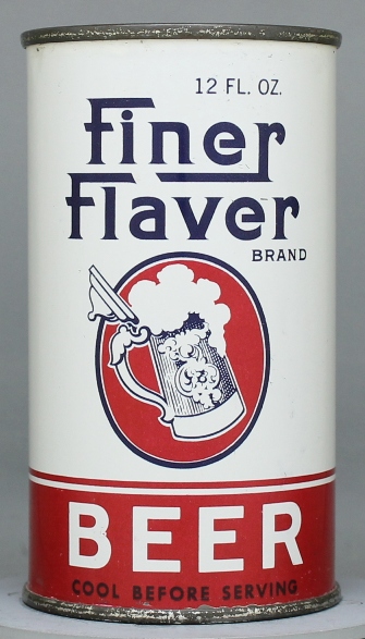 Finer Flaver Brand Beer Flat Top Can