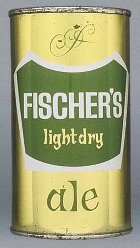 Fischer's Light Dry Ale Flat Top Can