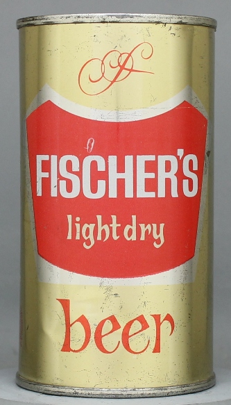 Fischer's Light Dry Beer Flat Top Can
