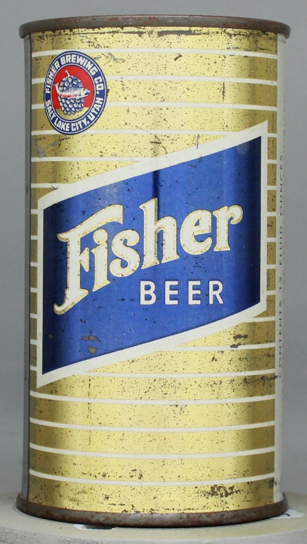 Fisher Beer Flat Top Can
