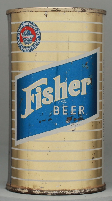 Fisher Beer Flat Top Can
