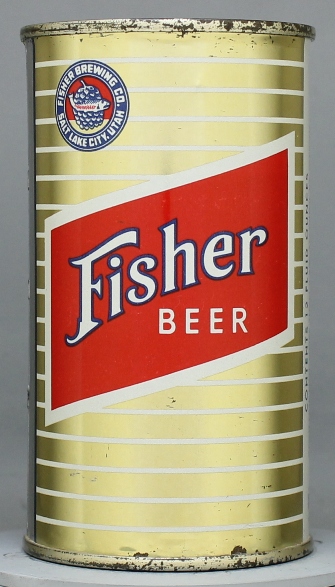 Fisher Beer Flat Top Can