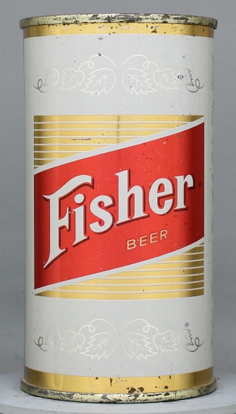 Fisher Beer Flat Top Can