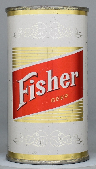 Fisher Beer Flat Top Can