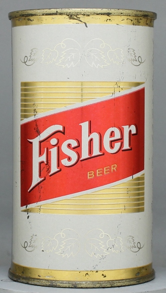 Fisher Beer Flat Top Can